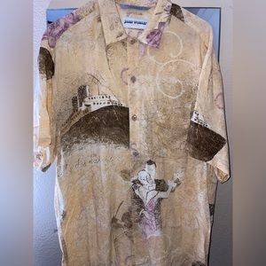 RARE Vintage JAMS WORLD HAWAII “Cruise” Button Shirt MED